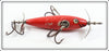 Vintage Pflueger Solid Red Neverfail Minnow Lure 