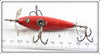 Pflueger Solid Red Three Hook Neverfail Minnow