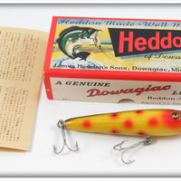 Heddon Smith Spotted Orange Zaragossa Jr Lure In Box 6400 SO