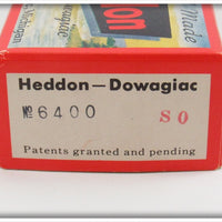 Heddon Smith Spotted Orange Zaragossa Jr In Box 6400 SO