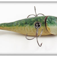 Vintage Charles M. Wilcox Green Wilcox Wiggler Lure