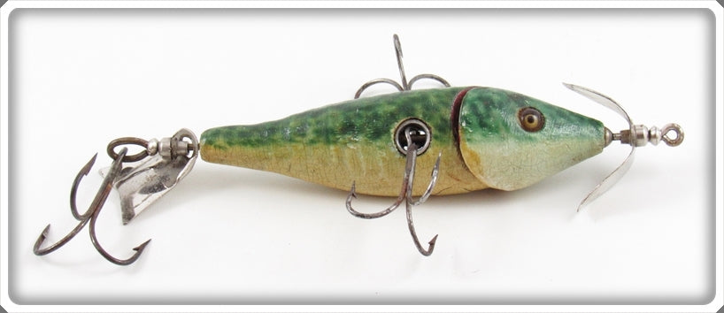 Vintage Charles M. Wilcox Green Wilcox Wiggler Lure For Sale | Tough Lures Vintage Charles M. Wilcox Green Wilcox Wiggler Lure For Sale | Tough Lures