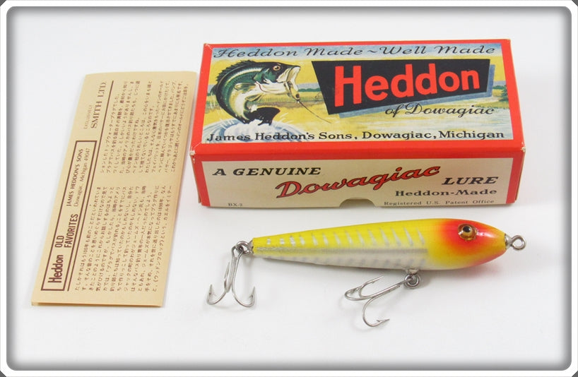 Heddon Smith Yellow Shore Zaragossa Jr Lure In Box 6400 XRY