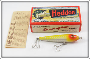 Heddon Smith Yellow Shore Zaragossa Jr Lure In Box 6400 XRY