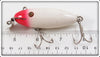 Creek Chub Blended Red Head White Body Baby Wiggler