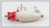 Creek Chub Blended Red Head White Body Baby Wiggler