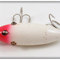Creek Chub Blended Red Head White Body Baby Wiggler