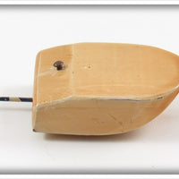 Vintage Unknown White Chunk Bait Lure
