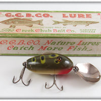 Vintage Creek Chub Frog Flip Flap Lure In Box 4419