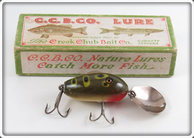 Vintage Creek Chub Frog Flip Flap Lure In Box 4419