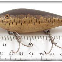 Chas W. Lane Brown Finish Lane's Wonder Wagtail Wobbler ~