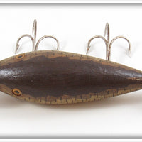 Chas W. Lane Brown Finish Lane's Wonder Wagtail Wobbler ~