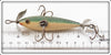 Pflueger Green Crackleback Three Hook Neverfail Minnow ~