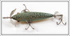 Pflueger Green Crackleback Three Hook Neverfail Minnow ~