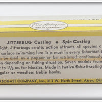 Arbogast Purple Scale Flat Eye Jitterbug In Box