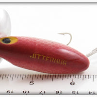 Arbogast Purple Scale Flat Eye Jitterbug In Box