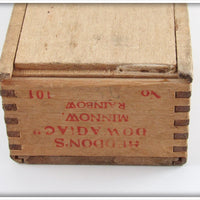 Heddon Rainbow 100 Dowagiac Minnow In Wood Box 101