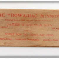 Heddon Rainbow 100 Dowagiac Minnow In Wood Box 101