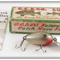 Vintage Creek Chub Silver Flash Flip Flap Lure In Box 4418