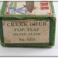 Creek Chub Silver Flash Flip Flap In Box 4418