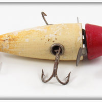 Shakespeare Red & White Floating Spinner Rotary Head Lure