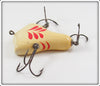 Howe's Red & White Vacuum Bass Bait In Tin ~