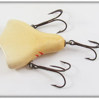 Howe's Red & White Vacuum Bass Bait In Tin ~