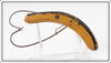 Vintage Ideel Fish Lures Yellow & Black Wood Weeder Lure