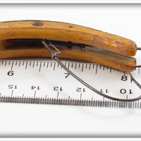 Ideel Fish Lures Yellow & Black Wood Weeder