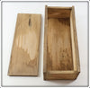 Heddon Dowagiac Minnow Notice How The Hooks Are Hung! Wood Box