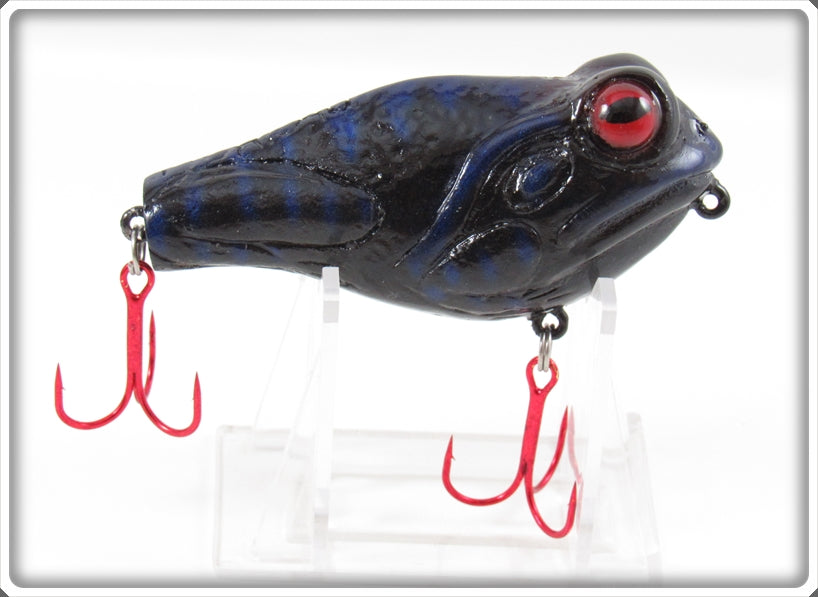 blue frog fishing lures Moreau Baits Black & Blue 3" Frog Lure For Sale