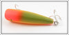 Rebel Green Back Orange Bone P42 Popper Minnow In Box