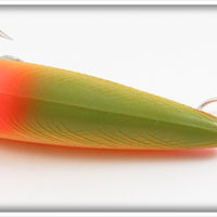 Rebel Green Back Orange Bone P42 Popper Minnow In Box