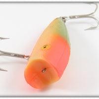 Rebel Green Back Orange Bone P42 Popper Minnow In Box