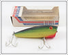 Vintage Rebel Pea Green P5200 Skipper Lure In Box