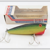 Vintage Rebel Pea Green P5200 Skipper Lure In Box