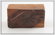 Vintage Creek Chub Crawdad Printer's Block