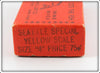 Seattle Fishing Lure Co Yellow Scale Seattle Plug In Box