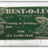 Vintage South Bend Best O Luck 943 P Empty Lure Box