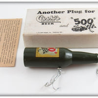 Vintage Cook's Goldblum Beer And 500 Ale Bottle Lure In Box