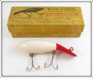 Vintage U.S. Specialty Co Red & White Rush Tango In Box 