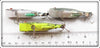 Mann's Baby Bass, Silver Baby Bass & Chartreuse Leroy Brown Lot