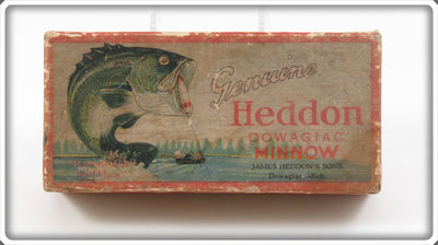 Vintage Heddon Natural Scale Vamp Lure Empty Box 7509R