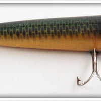 Vintage Moonlight Green Scale Pike Size Little Wonder Lure