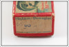 Heddon Red & White Bubbling Bug Empty Box 90 RW