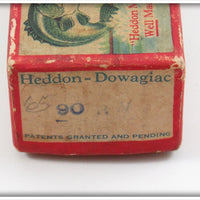 Heddon Red & White Bubbling Bug Empty Box 90 RW