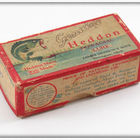 Heddon Red & White Bubbling Bug Empty Box 90 RW