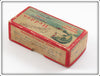 Heddon Red & White Bubbling Bug Empty Box 90 RW