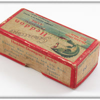 Heddon Red & White Bubbling Bug Empty Box 90 RW