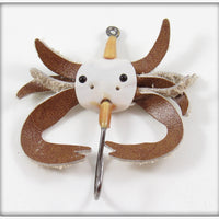 Vintage B-17 White Fly Rod Crab Lure